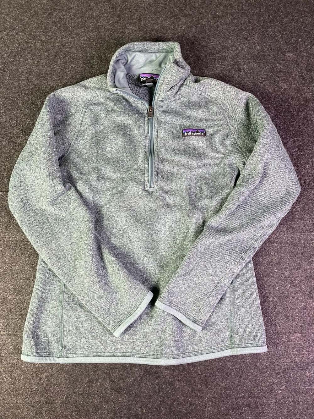 Patagonia Better Sweater 1/4 Zip Size S Gray Fleece Pullover